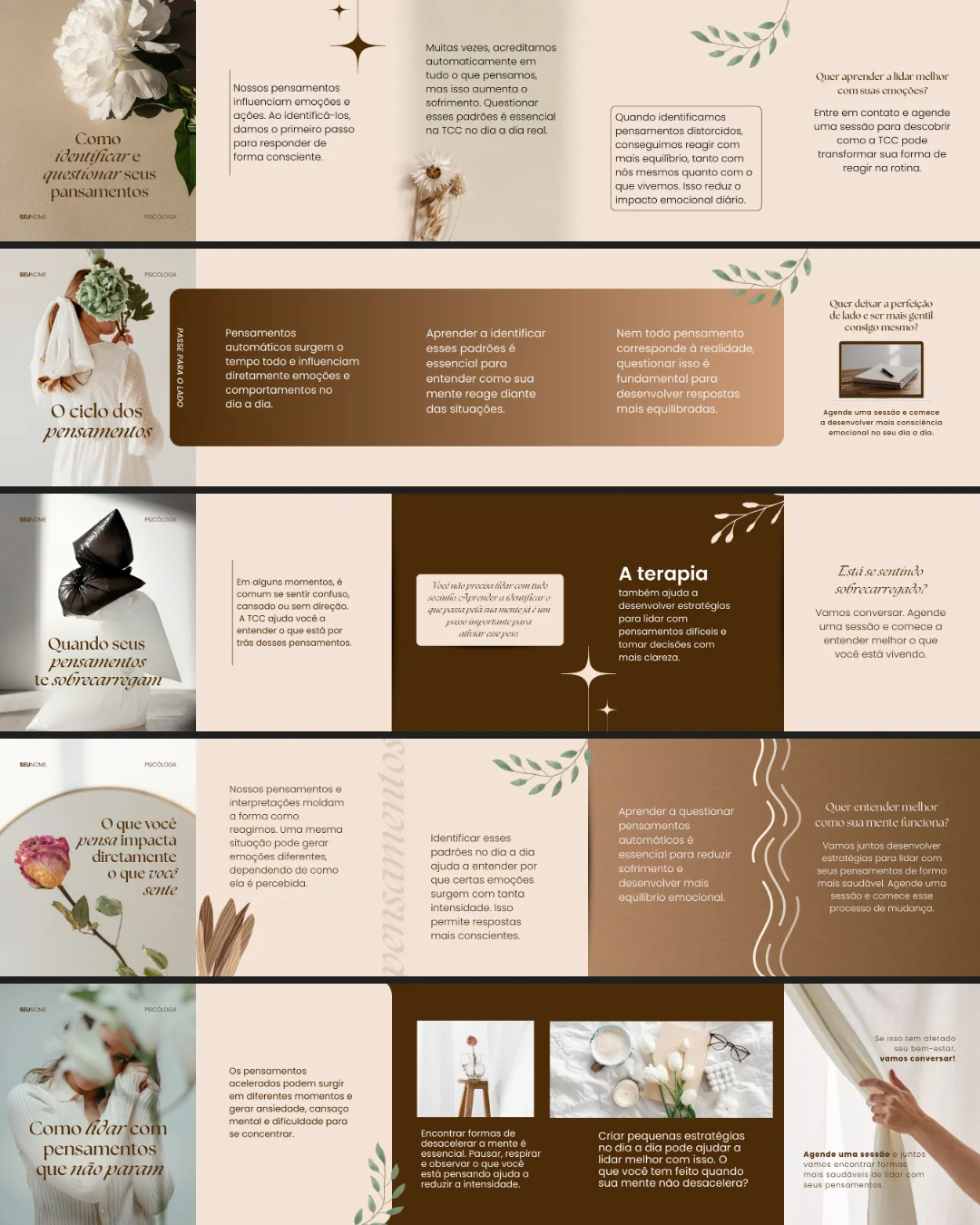 Templates de carrossel
