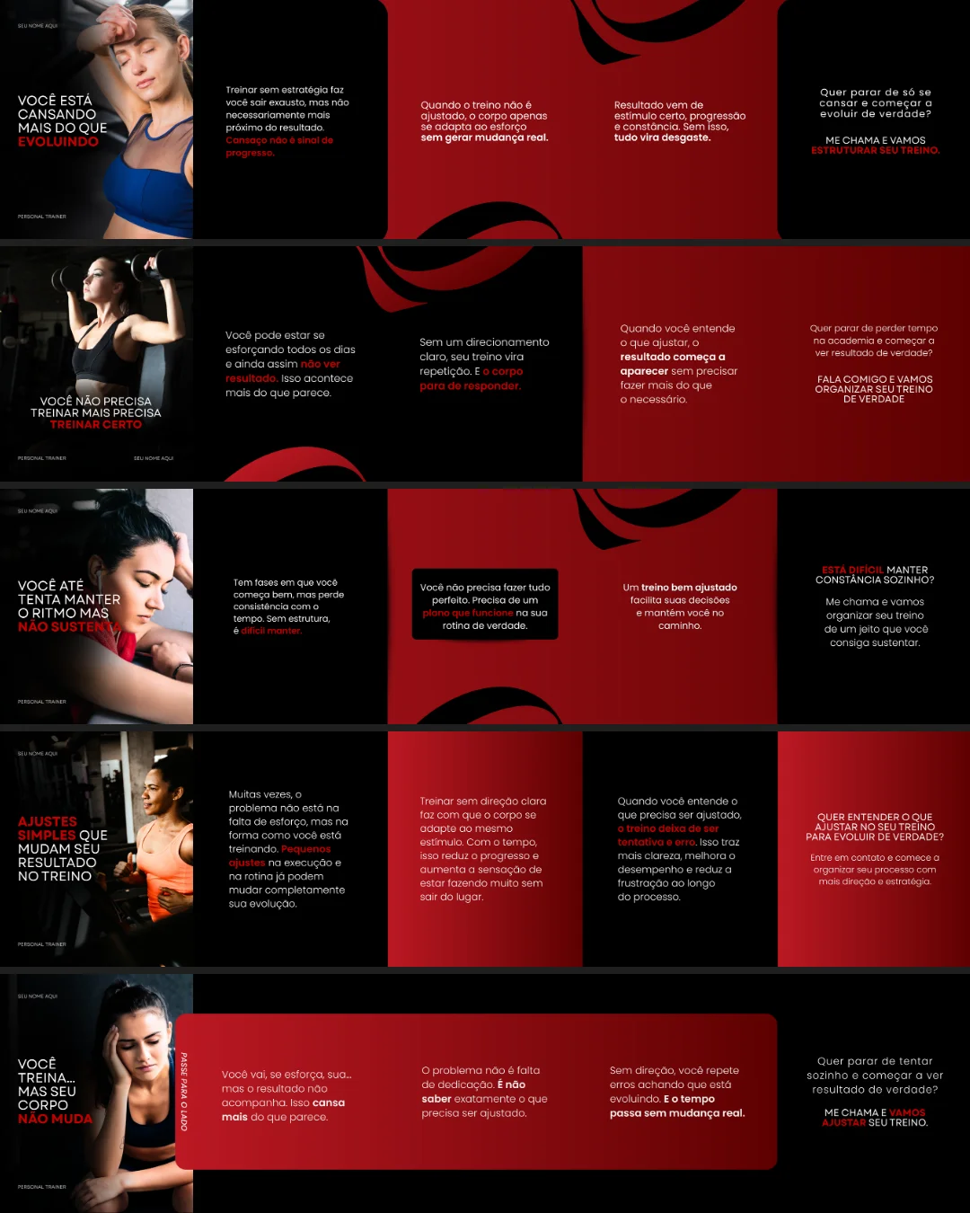 Templates de carrossel