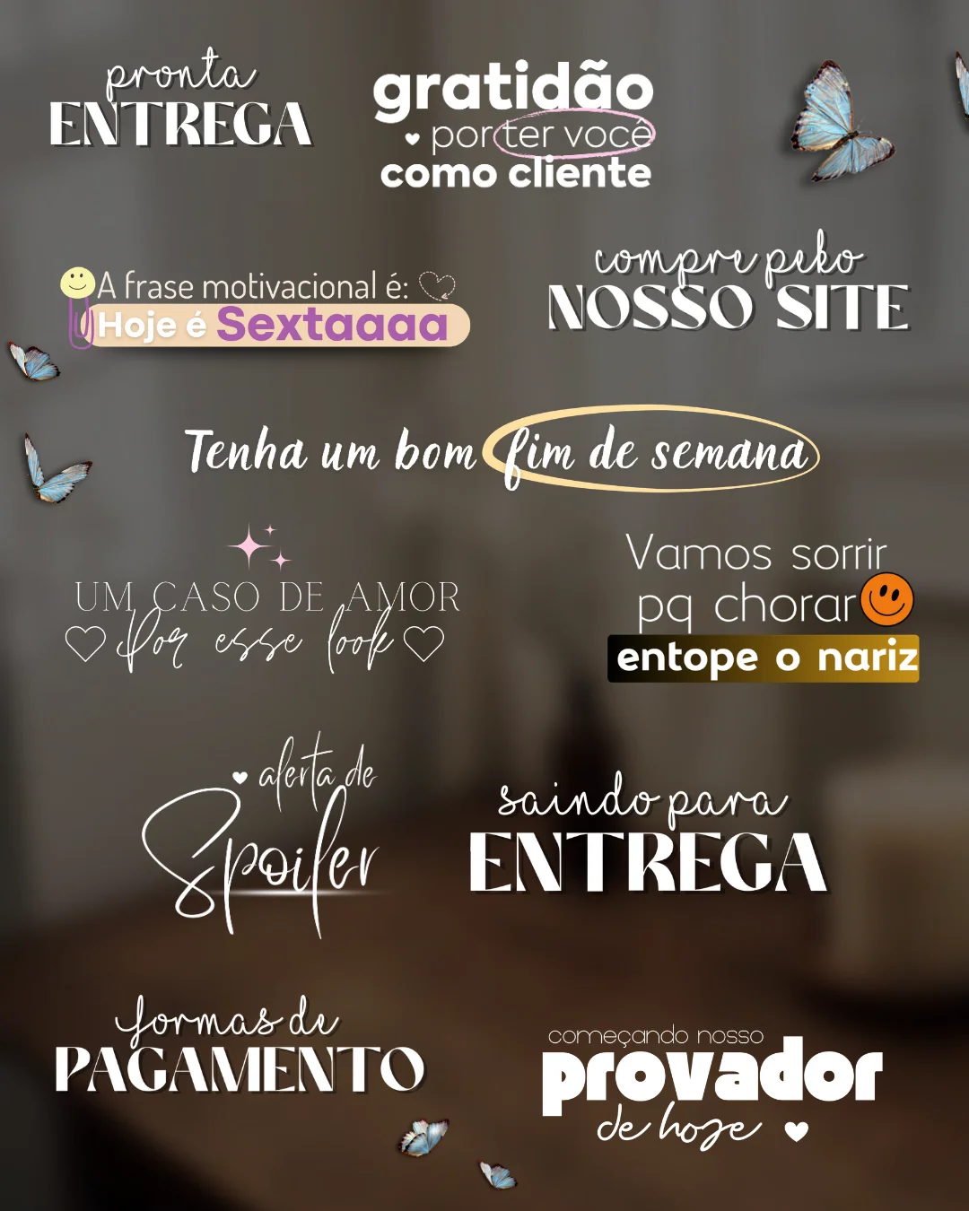 Figurinhas para stories